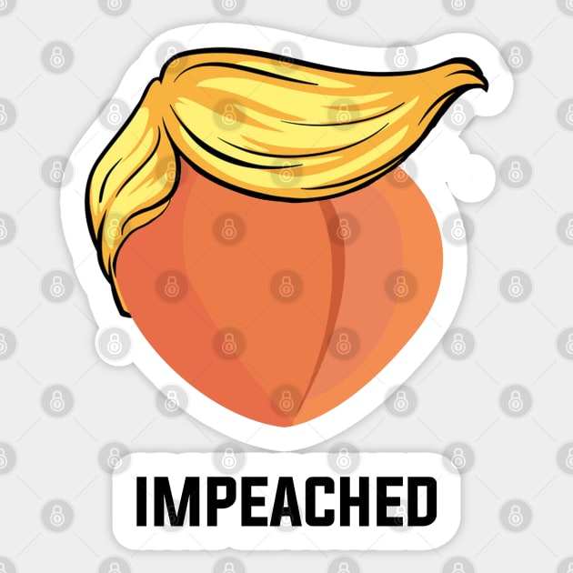 Trump Impeachment Sticker by byfab